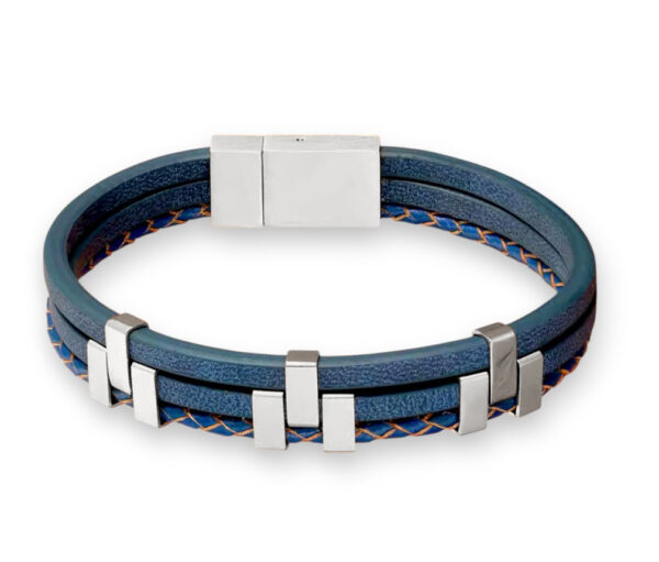 Vantage blue leather